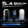 Upgraded Bluetooth 5.4 Transmitter Receiver, Airplane Bluetooth Adapter with Qualcomm aptX Adaptive, Supports 2 AirPods/Headphones, Wireless Audio Transmitter for TV, Travel, Car & Gym, Cable Storage view 2