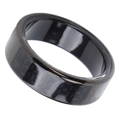 LICAEVEY Smart Ring with Screen, Various Sports Modes, IP68 Water Proof, Stainless Steel Smart Fitness Tracker Ring, Health for Monitor Fitness, Sleep and Heart Rate (Size 9)