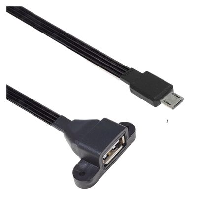 Treayes 2.0 to m;ic/ro an/DRO/id All External Flash Drive, Card Reader Data Cable Connector, OTG Adapter(20CM,OTGV8ST-AFP)