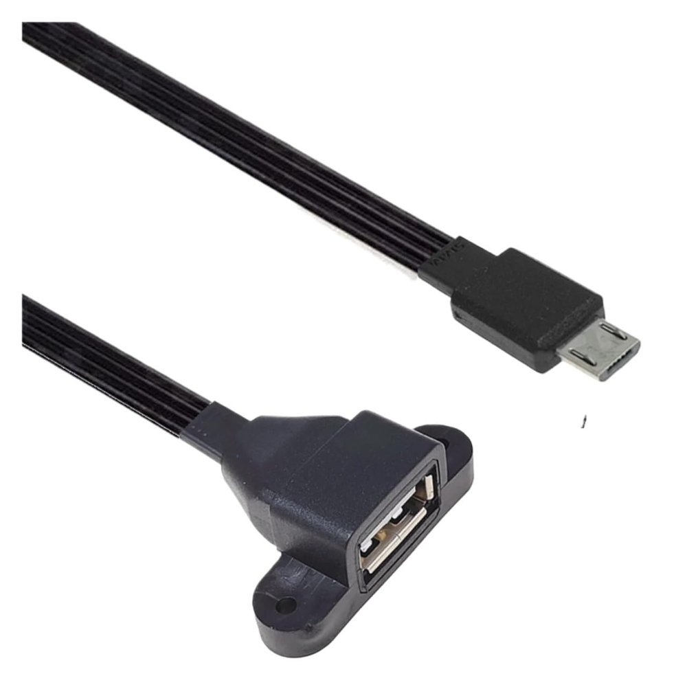 Treayes 2.0 to m;ic/ro an/DRO/id All External Flash Drive, Card Reader Data Cable Connector, OTG Adapter(20CM,OTGV8ST-AFP)