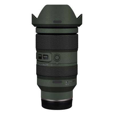 35 150 Camera Lens Skin Coat Wrap Protective Film Body Decal Anti-Scratch Sticker fit for Tamron 35-150mm F2-2.8 fit for Nikon Mount(Leather Green)