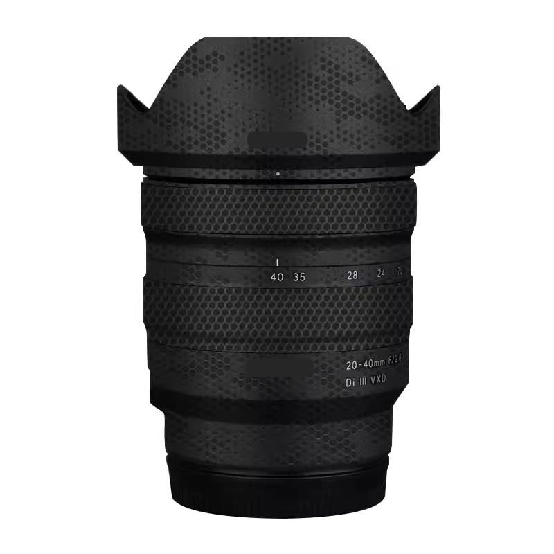Camera Lens Sticker Coat Wrap Protective Film Body Protector Decal Skin for Tamron 20-40mm F2.8 fit for Sony Mount 20-40 F 2.8(Mamba Black)