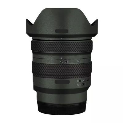 Camera Lens Sticker Coat Wrap Protective Film Body Protector Decal Skin for Tamron 20-40mm F2.8 fit for Sony Mount 20-40 F 2.8(Leather Green)