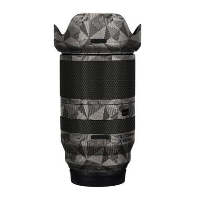 Lens Skin Vinyl Wrap Film Camera Protective Sticker for Tamron 18-300mm F3.5-6.3 fit for Fuji Mount Photography Accessories 18-300(Triangle Titanium)