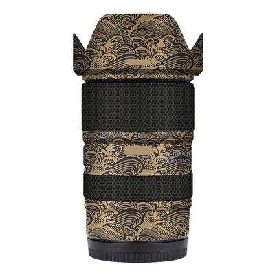 Camera Lens Skin Anti-Scratch Sticker for Tamron 28-75mm F2.8 G2 fit for Nikon Mount Coat Vinyl Protective Film Decals 28-75 F 2.8 G 2(Wave Gold)