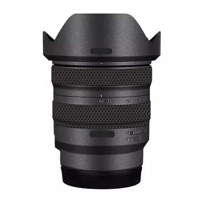 Camera Lens Sticker Coat Wrap Protective Film Body Protector Decal Skin for Tamron 20-40mm F2.8 fit for Sony Mount 20-40 F 2.8(Deep Gray)