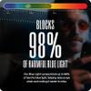 DREAM RECOVERY Blue Light Blocking Glasses for Computer, Gaming, Screen Fatigue - Day Amber Lenses for Screen Protection, Reduce Eye Strain and Improve Focus - Atlas Frame view 3