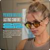DREAM RECOVERY Blue Light Blocking Glasses for Computer, Gaming, Screen Fatigue - Day Amber Lenses for Screen Protection, Reduce Eye Strain and Improve Focus - Atlas Frame view 4