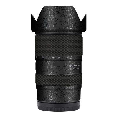 Camera Lens Skin Anti-Scratch Sticker for Tamron 28-75mm F2.8 G2 fit for Nikon Mount Coat Vinyl Protective Film Decals 28-75 F 2.8 G 2(Contour Black)