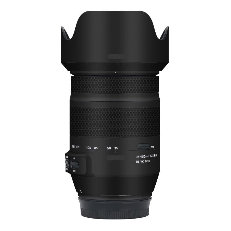 Camera Lens Protector Coat Protective Film Vinyl Wrap Skin Premium Sticker for Tamron 35-150mm F2.8-4 fit for Canon Mount Decal 35-150 F2.8-4(Matte Black)