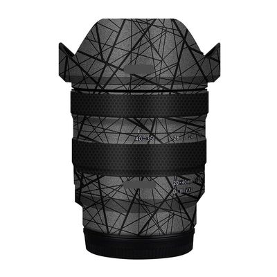 Camera Lens Sticker Coat Wrap Protective Film Body Protector Decal Skin for Tamron 20-40mm F2.8 fit for Sony Mount 20-40 F 2.8(Cross Gray)