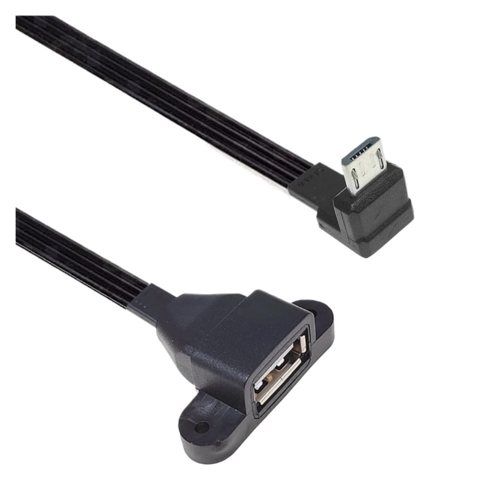 Treayes 2.0 to m;ic/ro an/DRO/id All External Flash Drive, Card Reader Data Cable Connector, OTG Adapter(10CM,OTGV8DO-AFP)