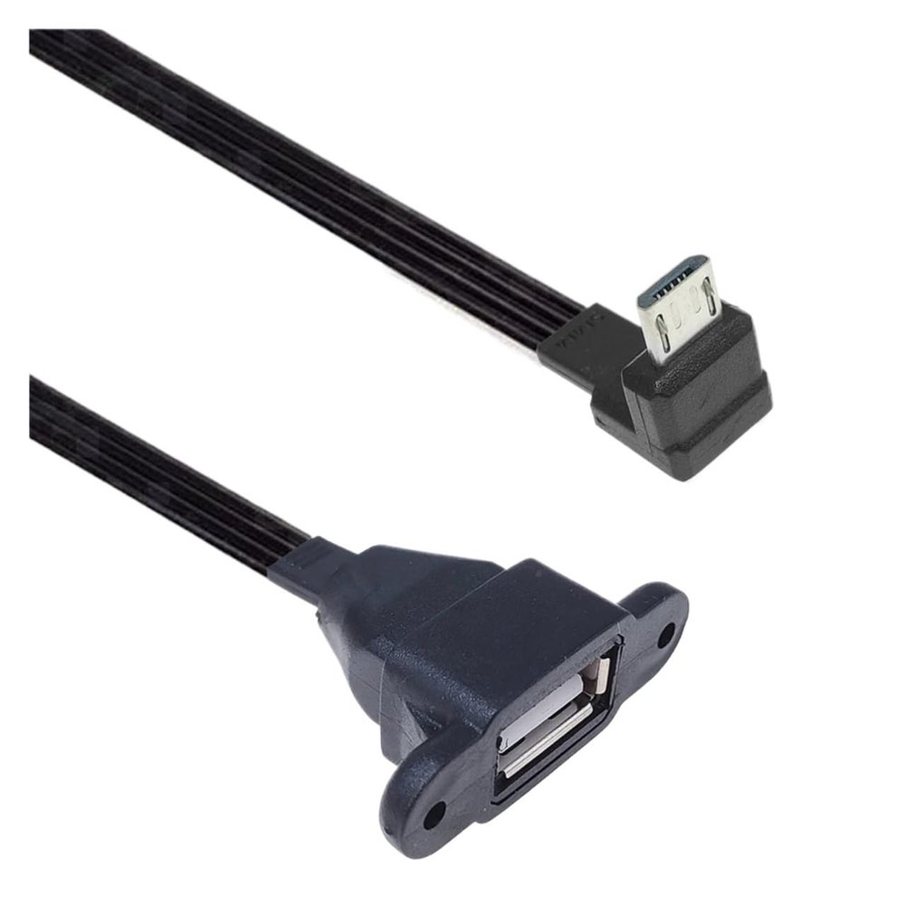 Treayes 2.0 to m;ic/ro an/DRO/id All External Flash Drive, Card Reader Data Cable Connector, OTG Adapter(10CM,OTGV8DO-AFH)