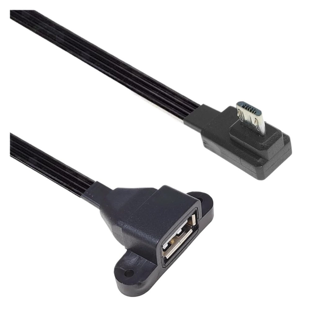 Treayes 2.0 to m;ic/ro an/DRO/id All External Flash Drive, Card Reader Data Cable Connector, OTG Adapter(10CM,OTGV8LE-AFP)
