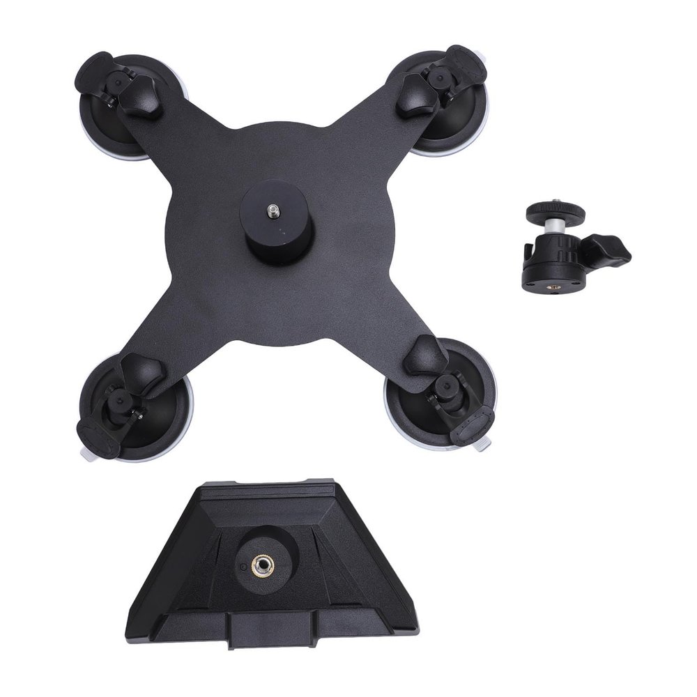 DirectNine Basics Sunroof Suction Cup Mount, Adjustable Mini Suction Cup Mount, Satellite Car for RVs Boats Road Trips