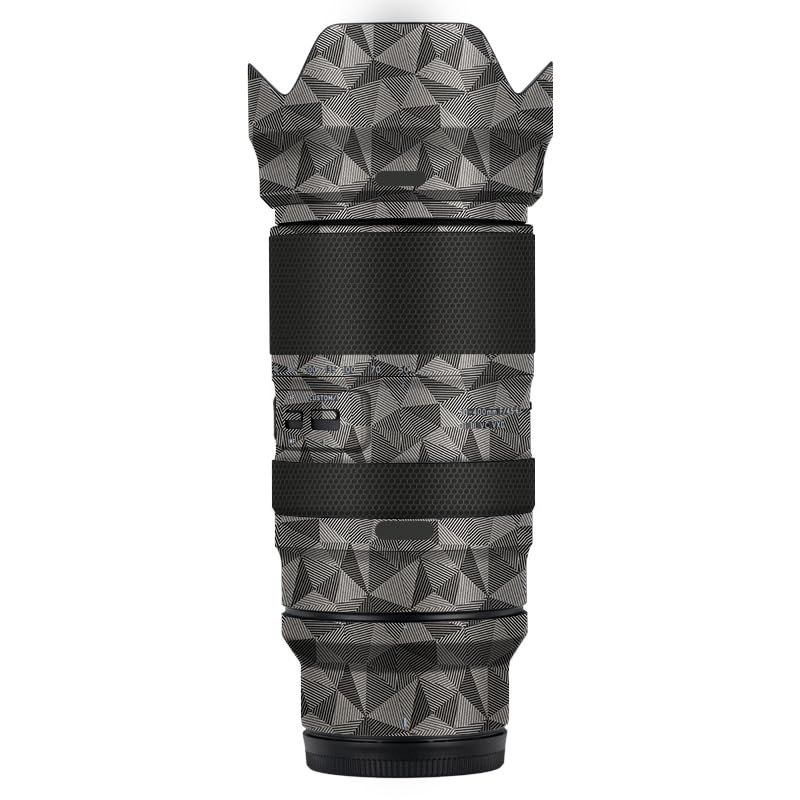 Anti-Scratch Camera Lens Sticker for Tamron 50-400mm F4.5-6.3 fit for Nikon Mount Coat Wrap Protective Film Skin Cover 50 400(Triangle Titanium)