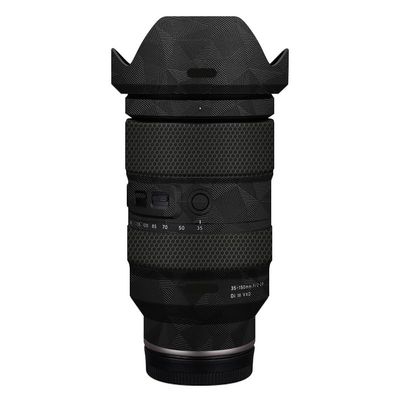 35 150 Camera Lens Skin Coat Wrap Protective Film Body Decal Anti-Scratch Sticker fit for Tamron 35-150mm F2-2.8 fit for Nikon Mount(Triangle Black)