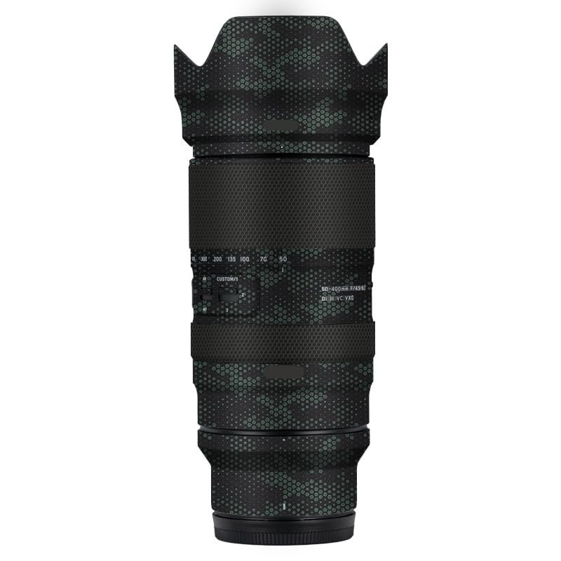 Anti-Scratch Camera Lens Sticker for Tamron 50-400mm F4.5-6.3 fit for Nikon Mount Coat Wrap Protective Film Skin Cover 50 400(Mamba Green)