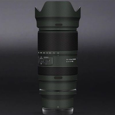 Anti-Scratch Camera Lens Sticker for Tamron 50-400mm F4.5-6.3 fit for Nikon Mount Coat Wrap Protective Film Skin Cover 50 400(Leather Green)