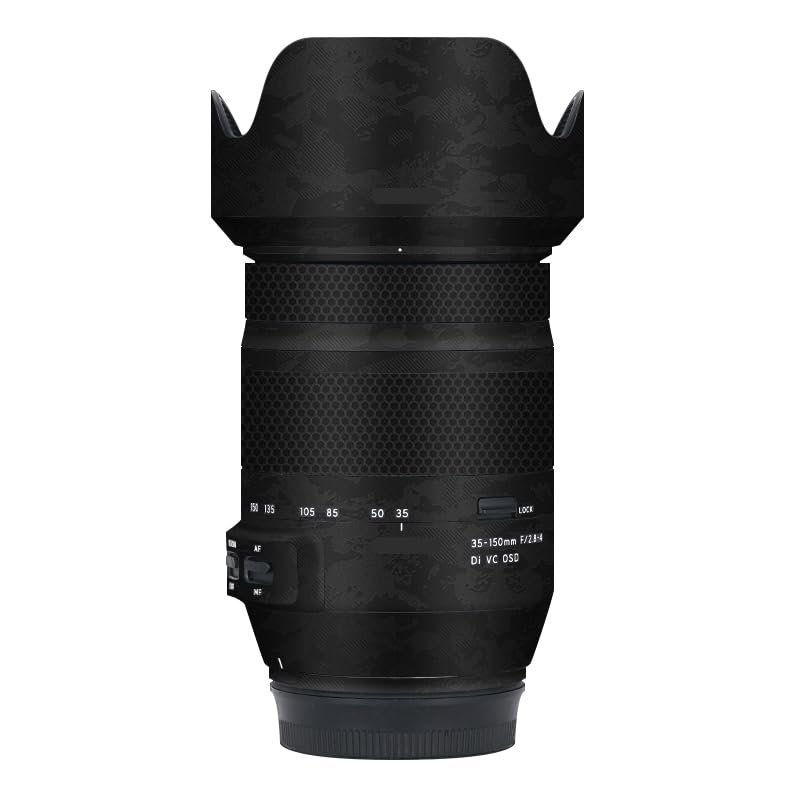 Camera Lens Protector Coat Protective Film Vinyl Wrap Skin Premium Sticker for Tamron 35-150mm F2.8-4 fit for Canon Mount Decal 35-150 F2.8-4(Knight Black)
