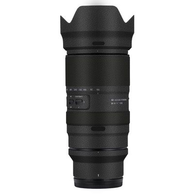 Anti-Scratch Camera Lens Sticker for Tamron 50-400mm F4.5-6.3 fit for Nikon Mount Coat Wrap Protective Film Skin Cover 50 400(Leather Black)
