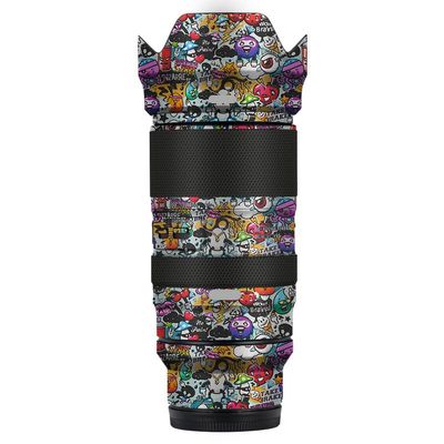 Anti-Scratch Camera Lens Sticker for Tamron 50-400mm F4.5-6.3 fit for Nikon Mount Coat Wrap Protective Film Skin Cover 50 400(Graffiti White)