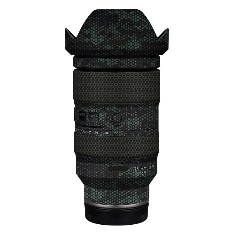 35 150 Camera Lens Skin Coat Wrap Protective Film Body Decal Anti-Scratch Sticker fit for Tamron 35-150mm F2-2.8 fit for Nikon Mount(Mamba Green)