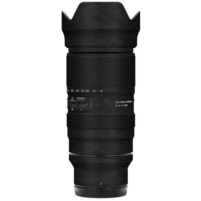 Anti-Scratch Camera Lens Sticker for Tamron 50-400mm F4.5-6.3 fit for Nikon Mount Coat Wrap Protective Film Skin Cover 50 400(Knight Black)