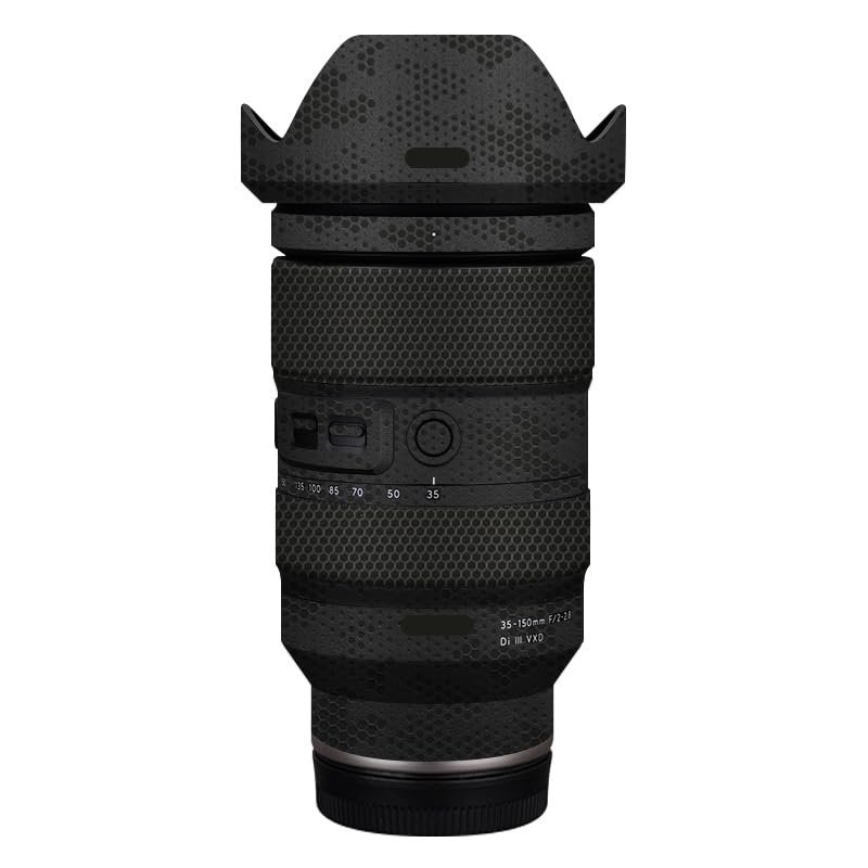 35 150 Camera Lens Skin Coat Wrap Protective Film Body Decal Anti-Scratch Sticker fit for Tamron 35-150mm F2-2.8 fit for Nikon Mount(Mamba Black)