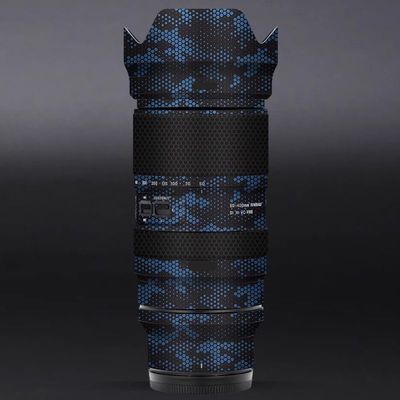 Anti-Scratch Camera Lens Sticker for Tamron 50-400mm F4.5-6.3 fit for Nikon Mount Coat Wrap Protective Film Skin Cover 50 400(Mamba Blue)