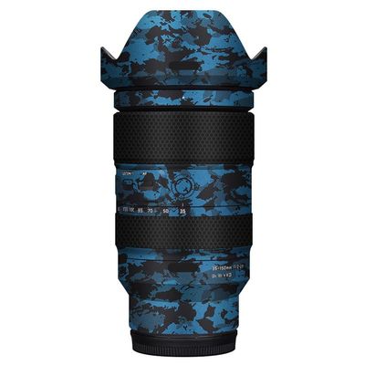 35 150 Camera Lens Skin Coat Wrap Protective Film Body Decal Anti-Scratch Sticker fit for Tamron 35-150mm F2-2.8 fit for Nikon Mount(Knight Blue)