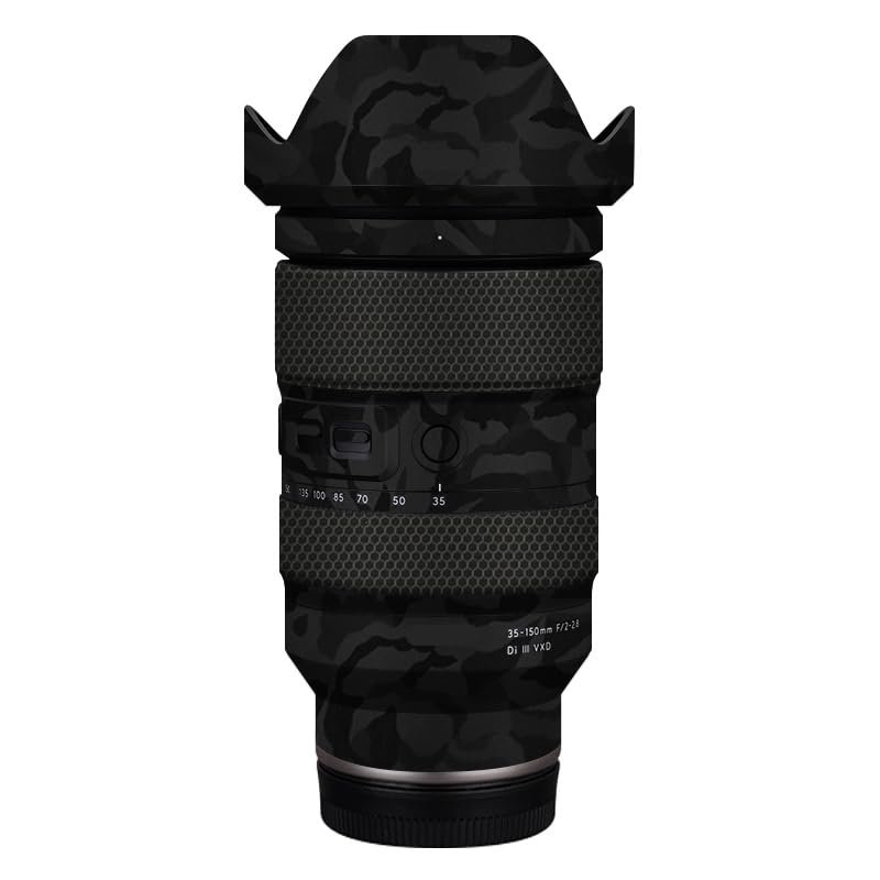 35 150 Camera Lens Skin Coat Wrap Protective Film Body Decal Anti-Scratch Sticker fit for Tamron 35-150mm F2-2.8 fit for Nikon Mount(Shadow Camo Black)
