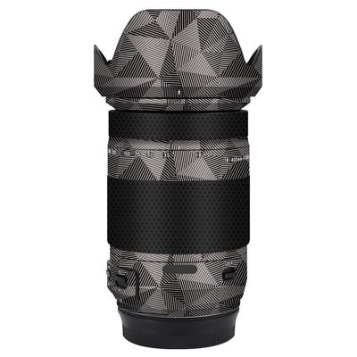 Camera Lens Sticker for Tamron 18-400mm F3.5-6.3 Di II VC HLD fit for Canon EF-Mount Macro Coat Wraps Film Protector Vinyl Decal Skin 18 400(Triangle Titanium)
