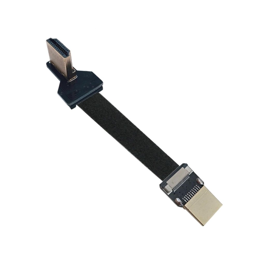 Treayes Aerial Photography Elbow FPC Flat HD to HD high-Definition Video Cable Tablet Phone Camera Soft Video Cable 5CM-1M(10CM,A1-A6)