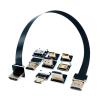 Treayes Aerial Photography Elbow FPC Flat HD to HD high-Definition Video Cable Tablet Phone Camera Soft Video Cable 5CM-1M(10CM,A1-A6) view 2