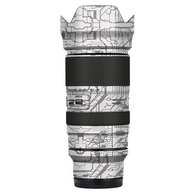 Anti-Scratch Camera Lens Sticker for Tamron 50-400mm F4.5-6.3 fit for Nikon Mount Coat Wrap Protective Film Skin Cover 50 400(Circuit White)