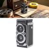 DirectNine Basics Vintage Mini Digital Camera, Portable TLR Style, Small Pocket 1080P FHD Video 12MP Autofocus Video Vlogging Camera for Beginners Teens Adults Kids (128GB) view 2