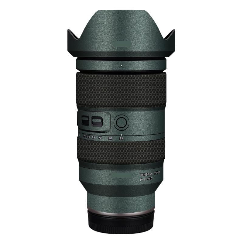 35 150 Camera Lens Skin Coat Wrap Protective Film Body Decal Anti-Scratch Sticker fit for Tamron 35-150mm F2-2.8 fit for Nikon Mount(Turquoise Green)