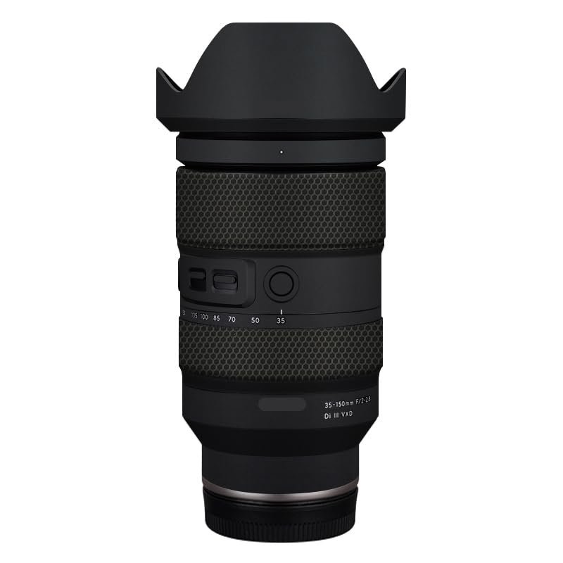 35 150 Camera Lens Skin Coat Wrap Protective Film Body Decal Anti-Scratch Sticker fit for Tamron 35-150mm F2-2.8 fit for Nikon Mount(Matte Black)