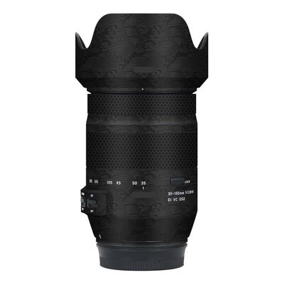 Camera Lens Protector Coat Protective Film Vinyl Wrap Skin Premium Sticker for Tamron 35-150mm F2.8-4 fit for Canon Mount Decal 35-150 F2.8-4(Wave Black)