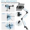 EXSHOW Car/Truck Seat Rail Tablet Holder, Tablet Mount for car with Three Adjustable Extension Arm, 360 Rotation with 1/4" Screw, Fit for 4.7-13" iPad Pro Air Mini,Galaxy Tab,Camera,iPhone view 3