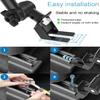EXSHOW Car/Truck Seat Rail Tablet Holder, Tablet Mount for car with Three Adjustable Extension Arm, 360 Rotation with 1/4" Screw, Fit for 4.7-13" iPad Pro Air Mini,Galaxy Tab,Camera,iPhone view 4