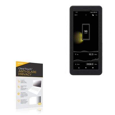 BoxWave Screen Protector Compatible with Sony PDT-FP1 - ClearTouch Anti-Glare Privacy (2-Pack), Privacy Screen Protector Flexible Film Anti-Glare