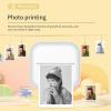 FTVOGUE Portable Printer Wireless Pocket Thermal Printer for Photos Labels Scrapbooks with Creative Design for DIY (Yellow) view 2