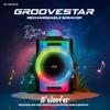 AudioBox ABX-890R 8" Portable Party Bluetooth Speaker with 360 LED Disco Lights, Wired Microphone, USB, AUX & WaveSync Technology (TWS) view 2