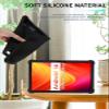 Case for ATMPC IT-801B Tablet 10 inch Android 14 Tablet,WUNIAK Shock Proof Lightweight Stand Rubber Shell Protective Cover,Kids Friendly Soft Silicone Adjustable Stand Cover,Black view 4