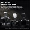 GODOX TR-S for Sony TTL Mini Flash,Hot Shoe Riser with 0-90 Tilt Adjustment  Reduce Lens Shadow for IT30Pro,X3Pro,IT32 view 2