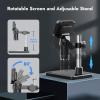 Aikokkl Coin Microscope 2.8 Inch - Up to 1000X Magnification, Rechargeable Screen, 8 LED Ring Light, Photo Video JPG AVI, USB Type C PC Connect, Portable for Coin Jewelry Stamp Inspection view 4