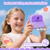 Kids Camera Instant Print: 1080P HD Digital Camera for Kids - Girls for Age 3-12 - Toddler Cameras Toys Gift for 4 5 6 7 8 9 10 11 Years Old - Cool Presents Ideals for Birthday Pruple view 2