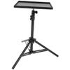 UKCOCO Projector Stand Tripod with Tray : Laptop Tripod Stand Adjustable Height from 15.94 to 44.88 Inch for Office Home Stage, 43.23X14.54X14.54in (Black) view 1